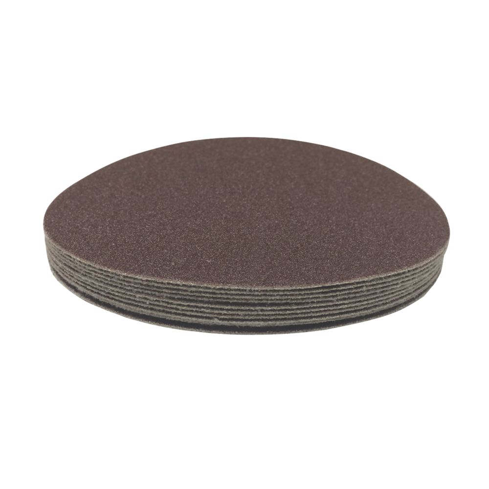 Scheppach Sanding Discs Unpunched 150mm 80 Grit 10 Pack