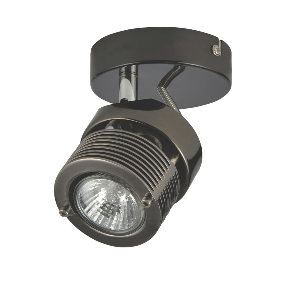 Inlight 1 Light Spotlight Black Chrome 240v Ceiling Spotlights