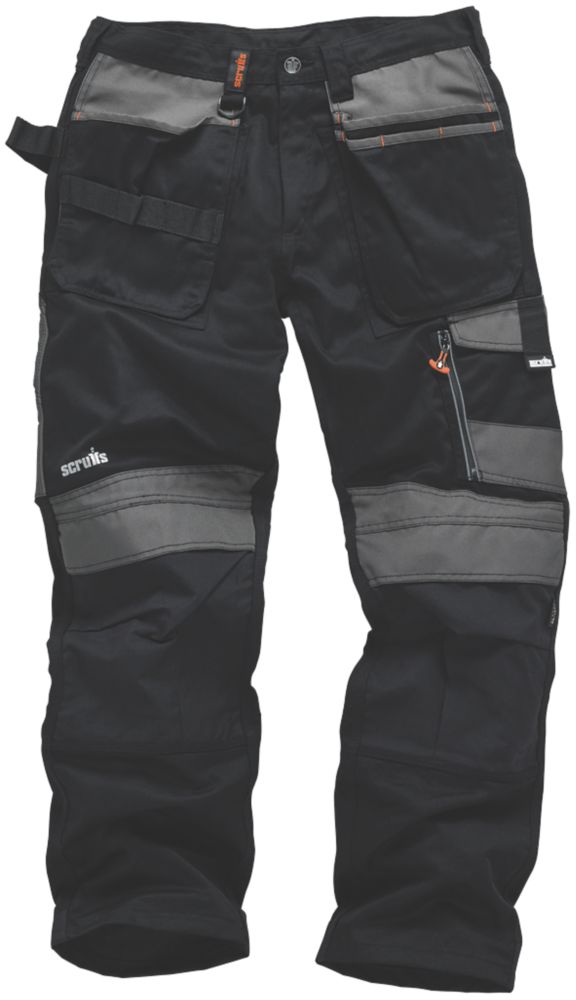 Scruffs 3D Trade Trousers Black / Grey 32