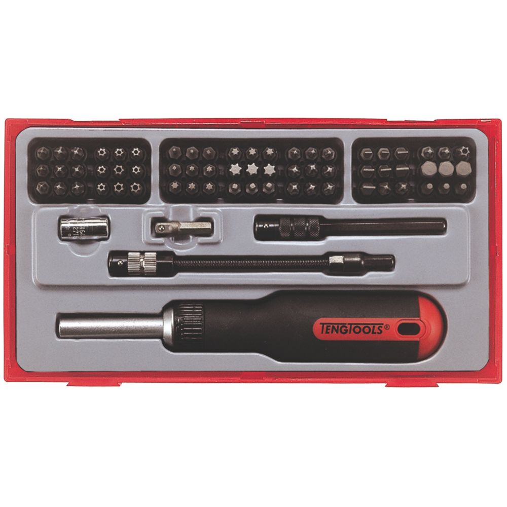 Teng Tools TTMD74 Ratchet Screwdriver Set 74 Pcs Reviews