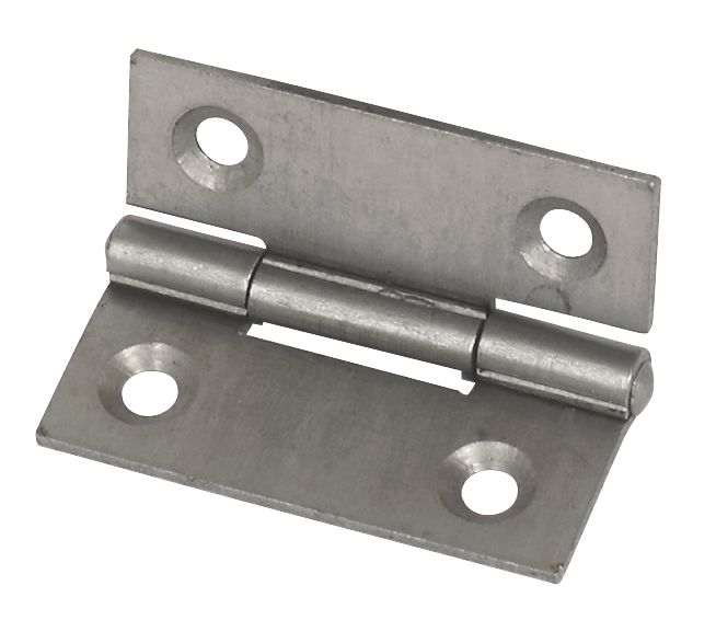 Steel Fixed Pin Hinges 40 x 33mm 2 Pack Reviews