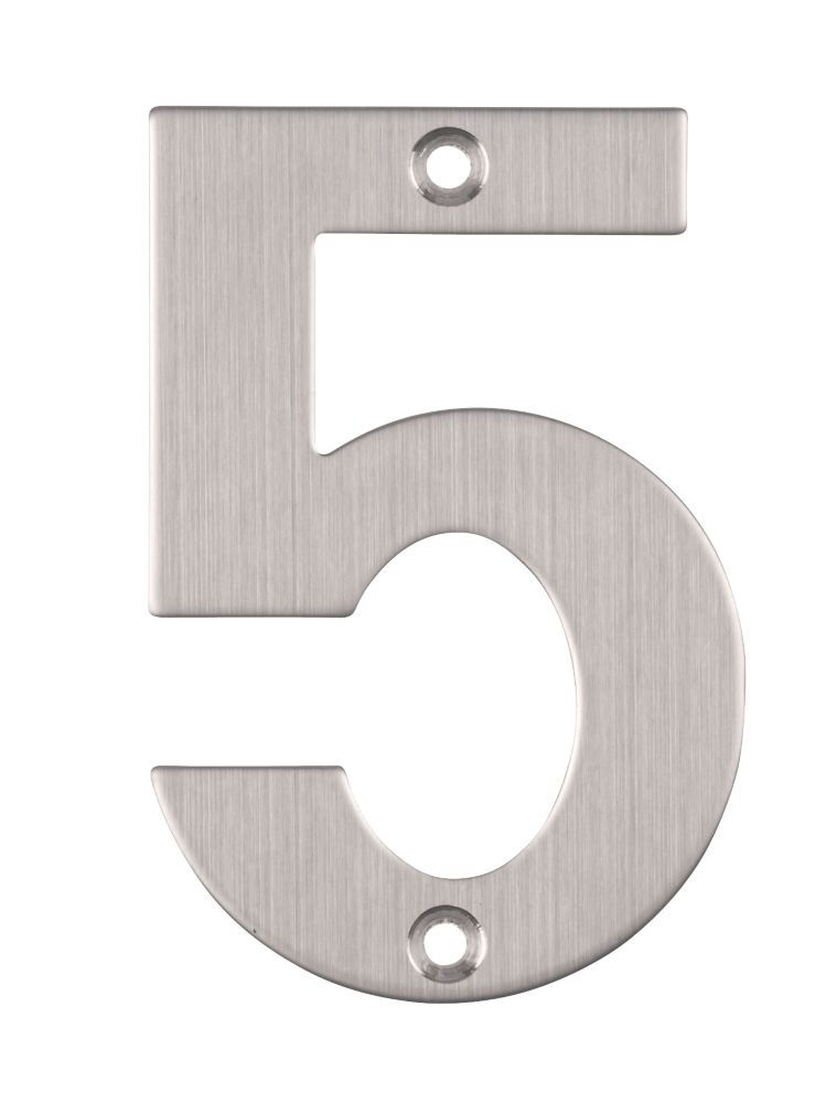 Eclipse Door Numeral 5 Satin Stainless Steel 102mm Reviews