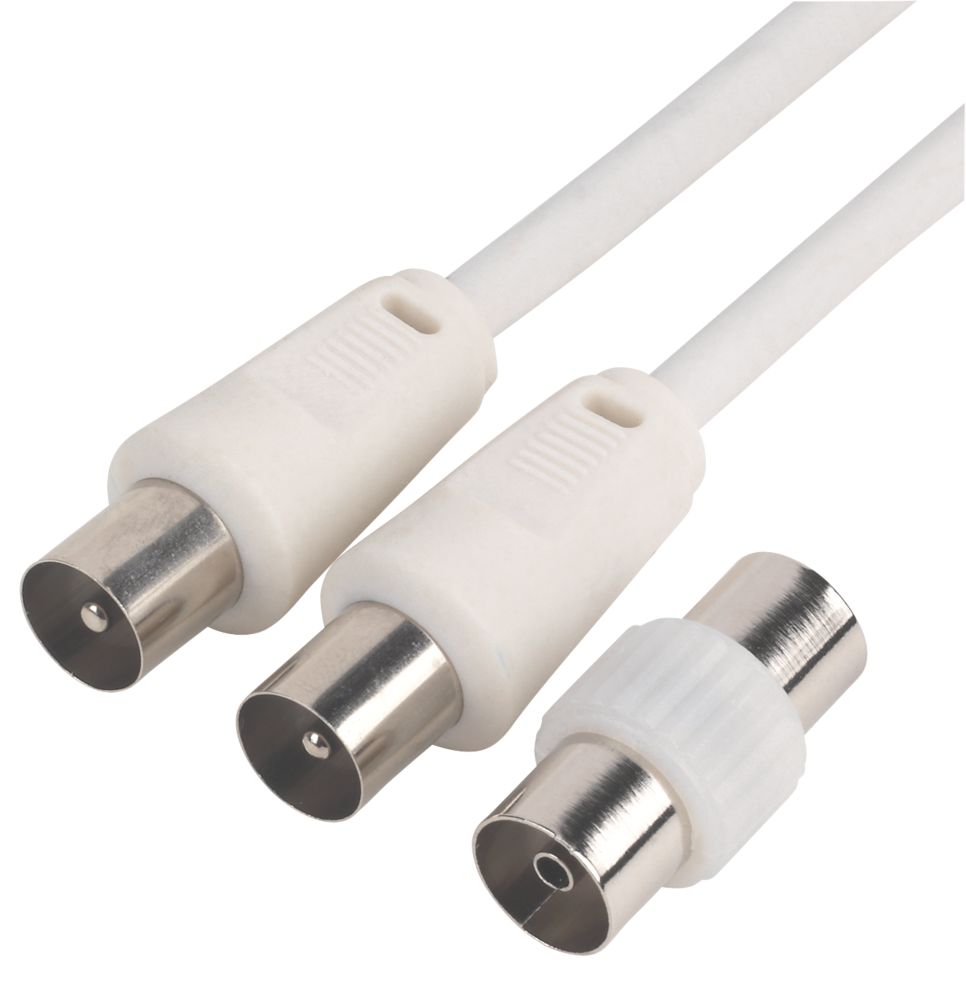 Fly Lead Coaxial Plug to Plug 5m Reviews