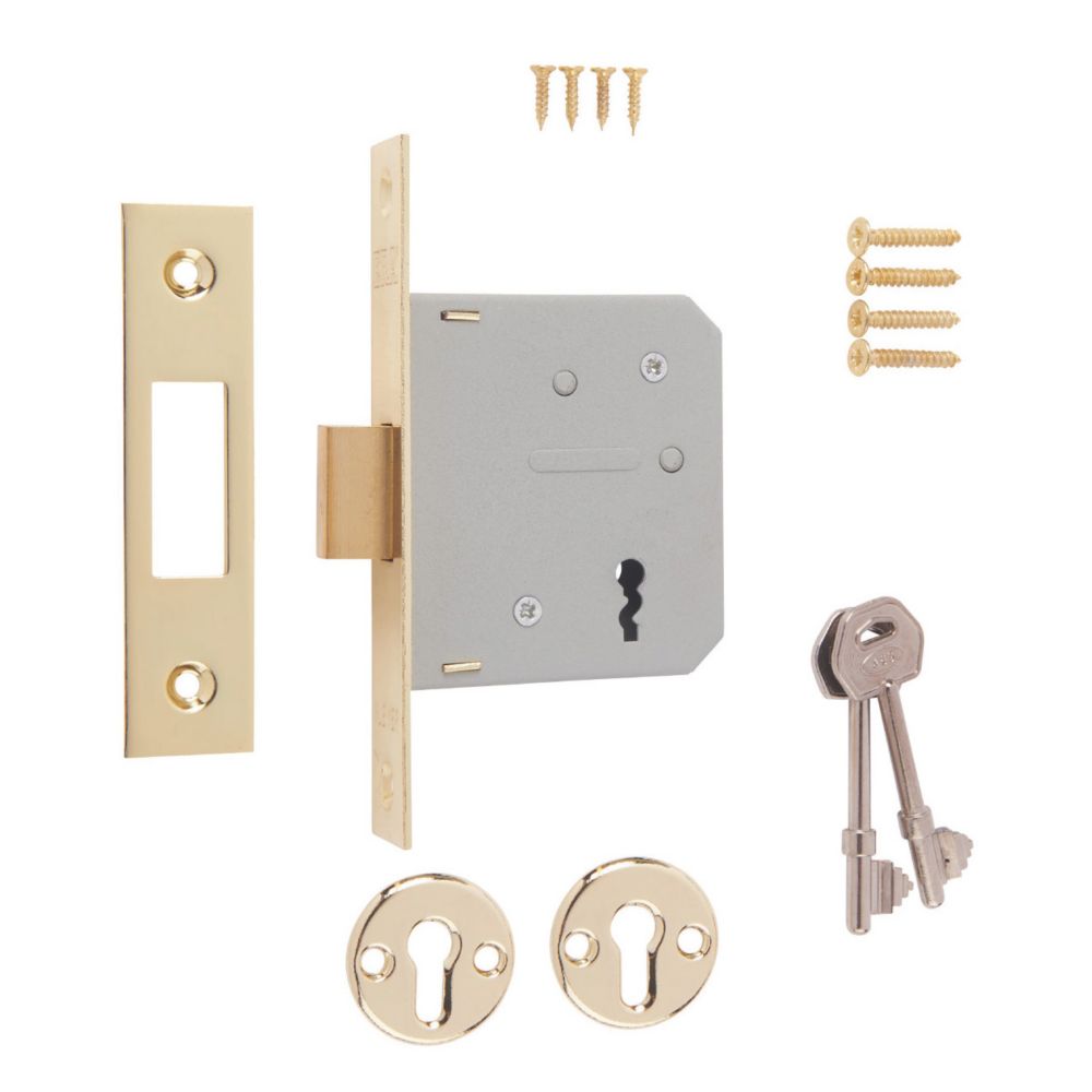 ERA 3 Lever Brass 3-Lever Mortice Deadlock 64mm Case - 44mm Backset Reviews