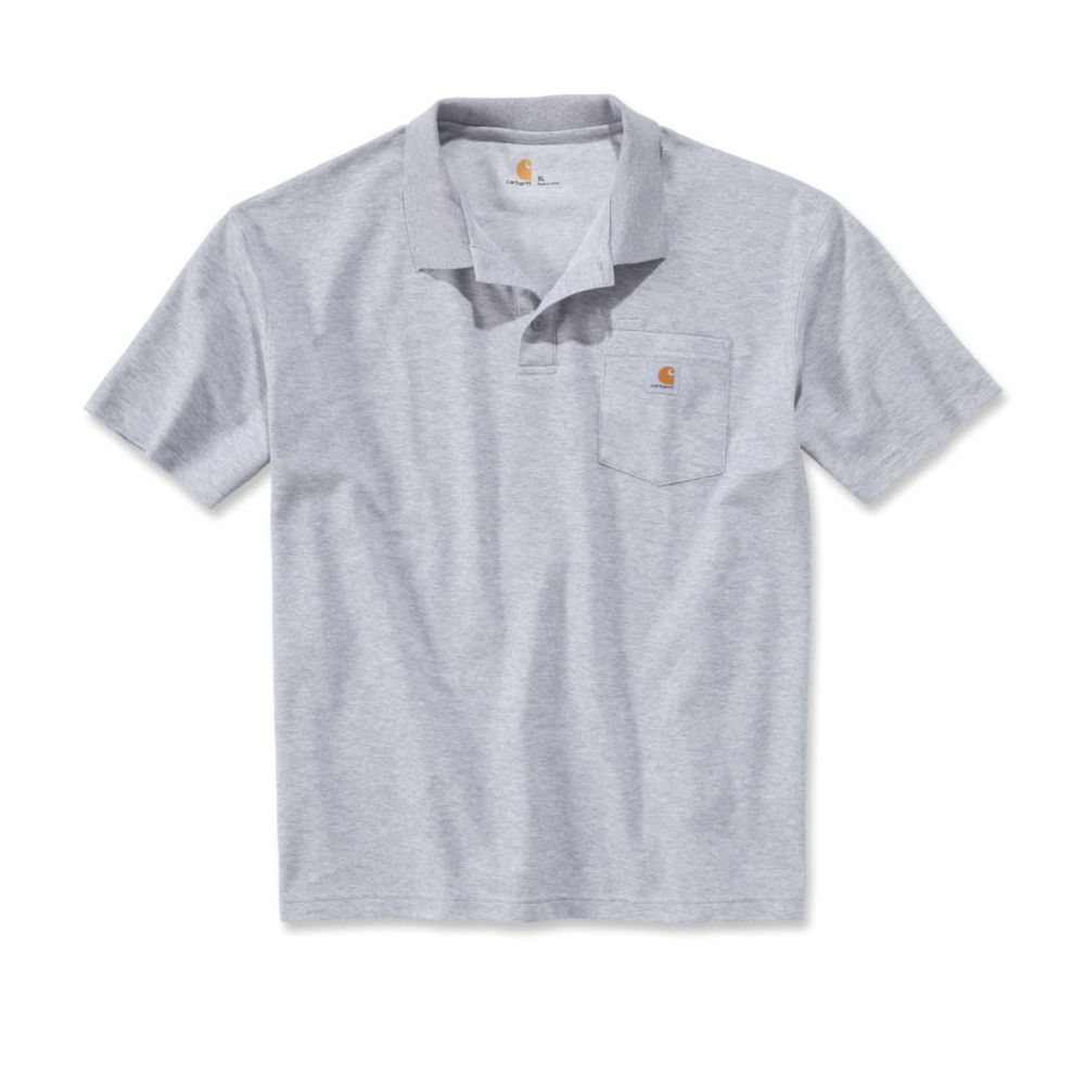 Carhartt Work Pocket Polo Shirt Grey X Large 48