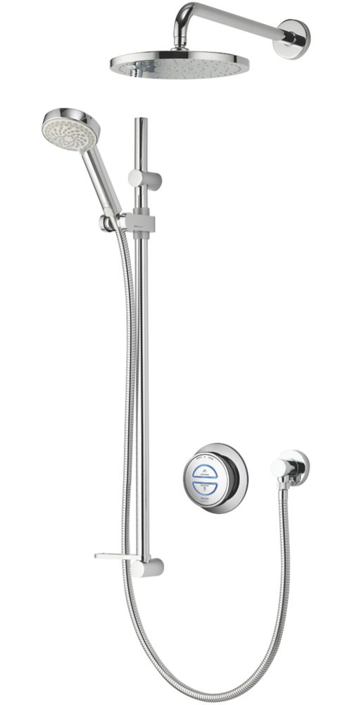 Aqualisa Quartz HP/Combi Rear-Fed Chrome Thermostatic Digital Shower with Diverter Reviews