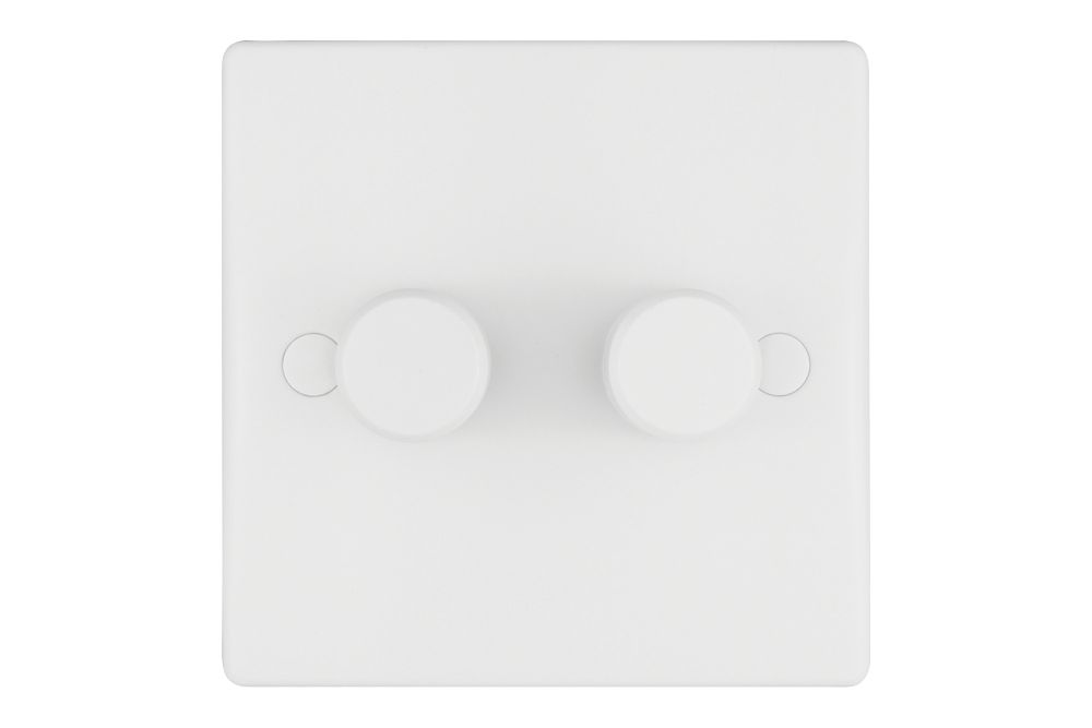 Schneider Electric Ultimate Slimline 2-Gang 2-Way Dimmer Switch White