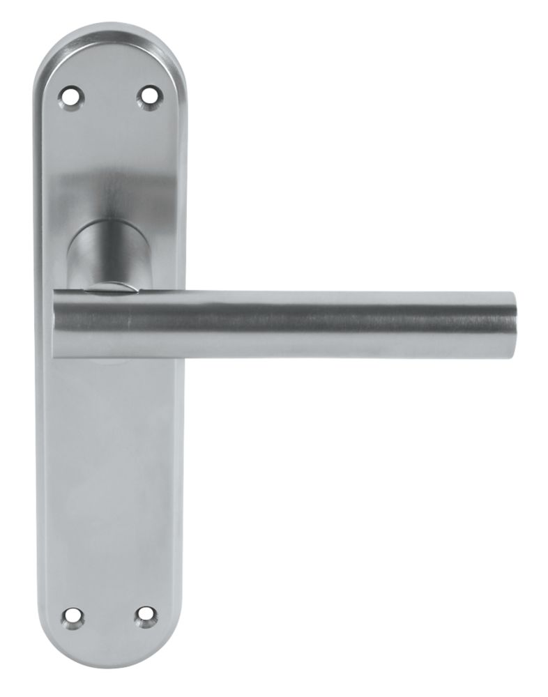 Smith & Locke T-Bar Fire Rated Latch LoB Latch Door Handles Pair Satin Chrome Reviews