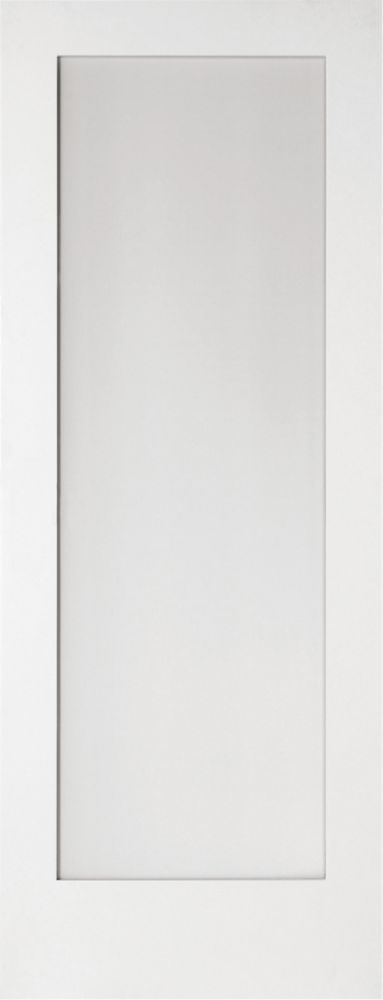 Jeld Wen Shaker Primed Shaker Obscure Glazed Interior Door 1981 X 762mm