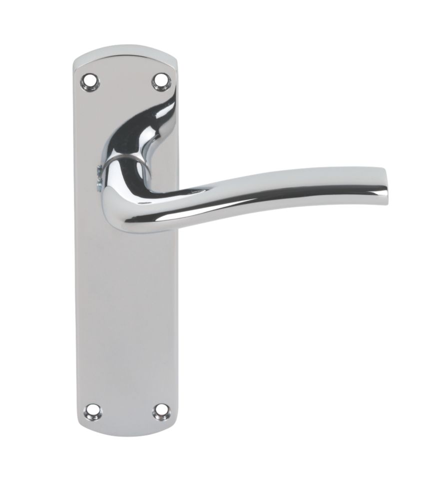 Smith & Locke Cuatro Fire Rated Latch LoB Latch Door Handles Pair Polished Chrome Reviews