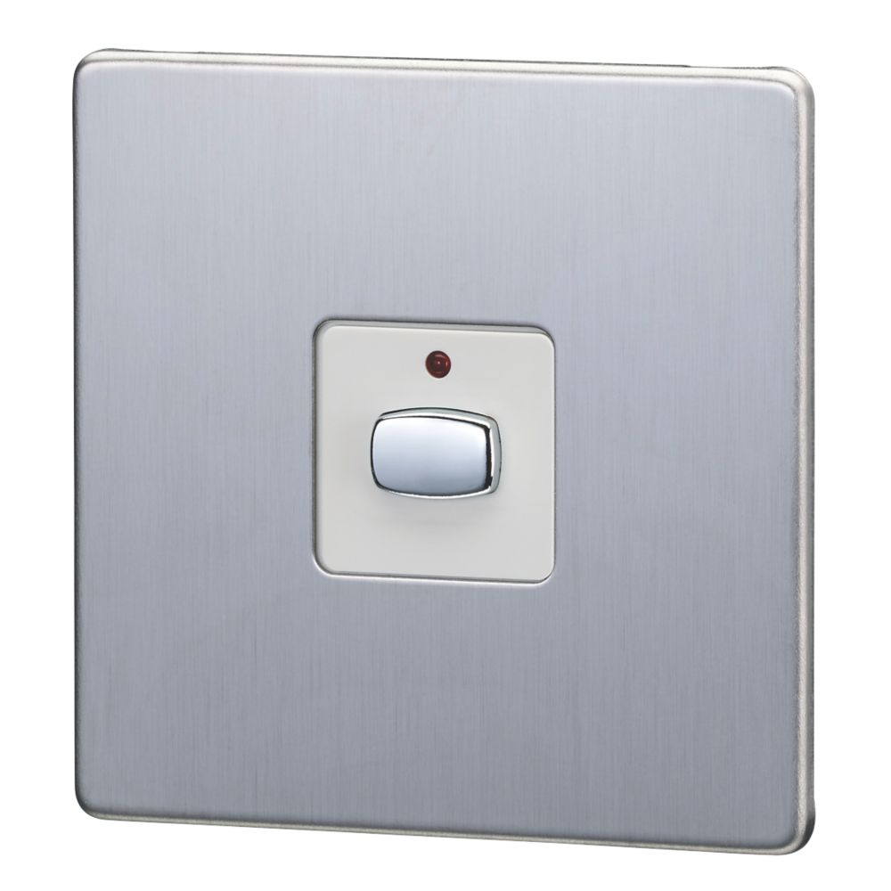 Energenie MiHome 1-Gang 1-Way Light Switch Brushed Steel Reviews