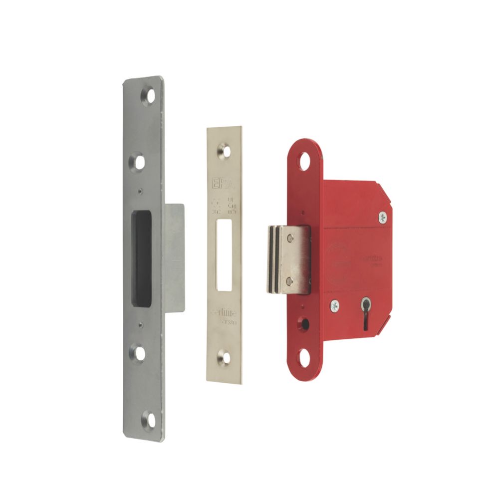 ERA Satin Nickel BS 5-Lever Mortice Deadlock 64mm Case - 44mm Backset