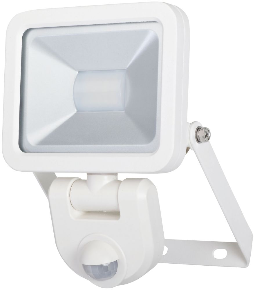 LAP Weyburn LED PIR Floodlight White 10W Cool White Reviews