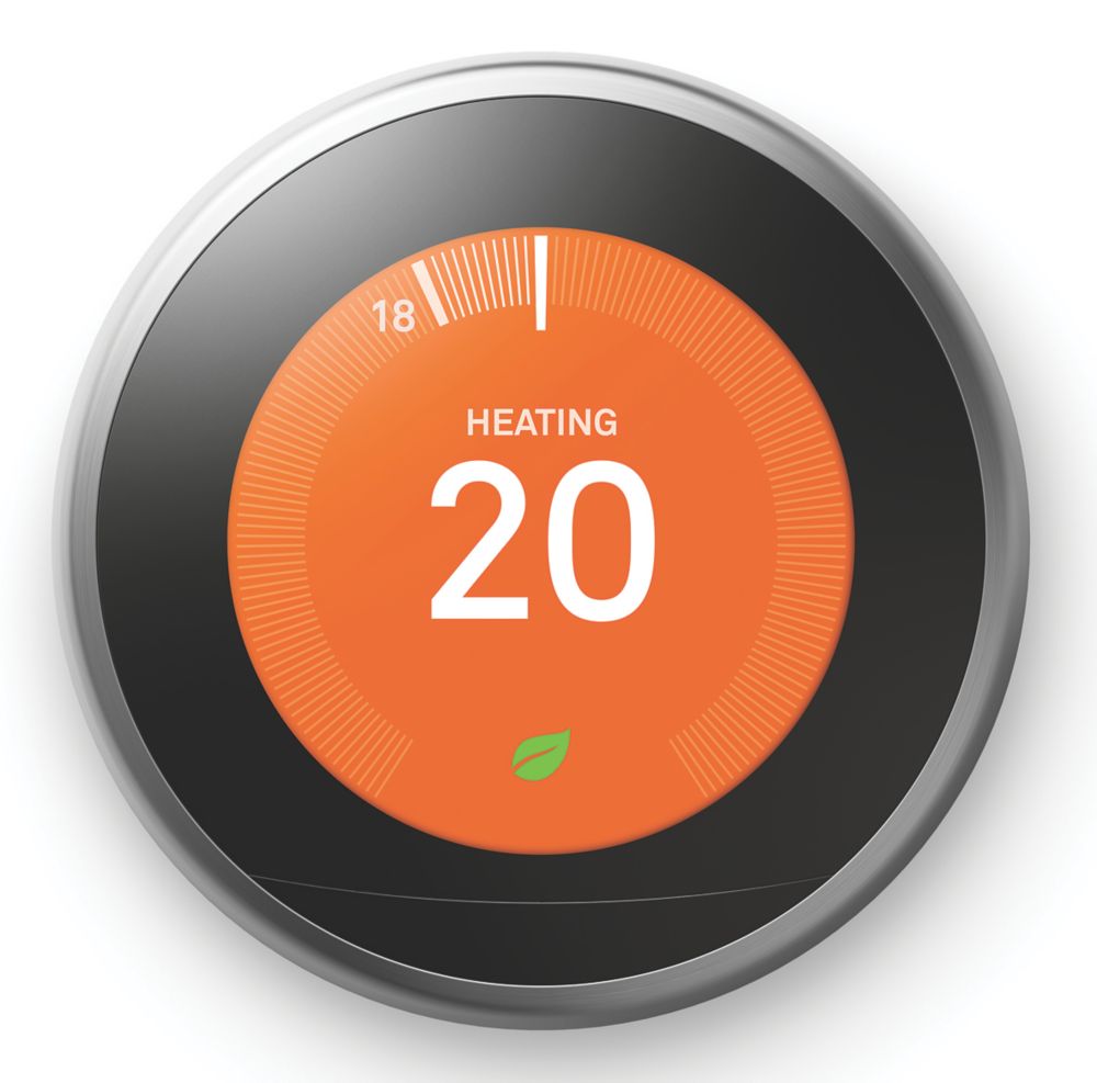 Google Nest Smart Thermostat & Hot Water Control Silver