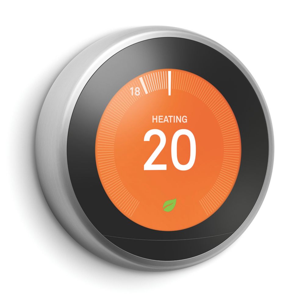 Google Nest Smart Thermostat & Hot Water Control Silver