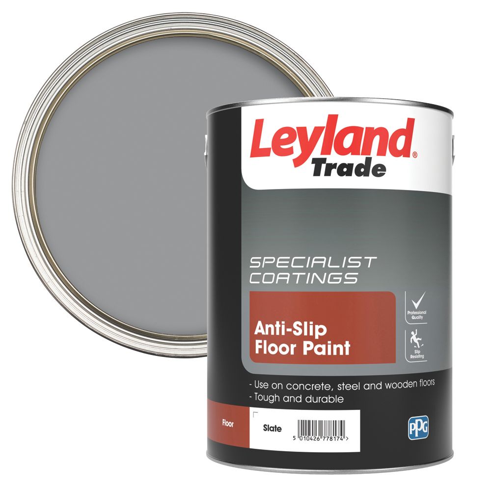 Leyland Trade Anti-Slip Floor Paint Slate 5Ltr Reviews