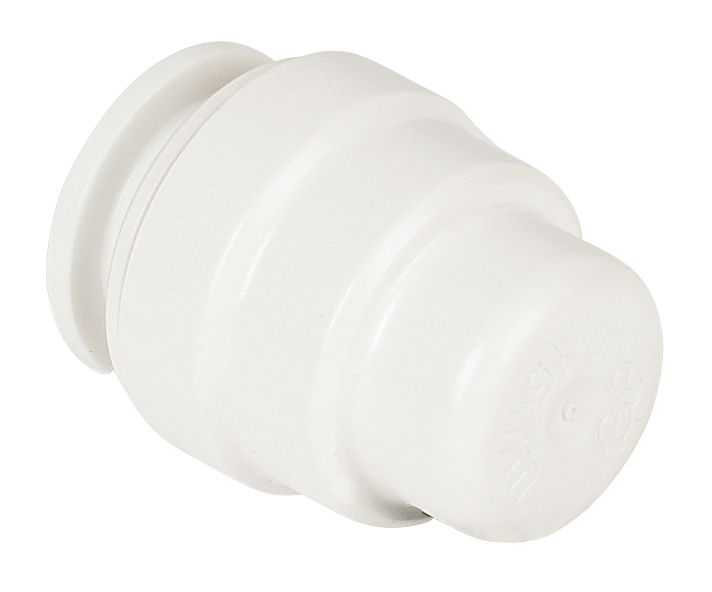 JG Speedfit Plastic Push-Fit Stop Ends 15mm 2 Pack