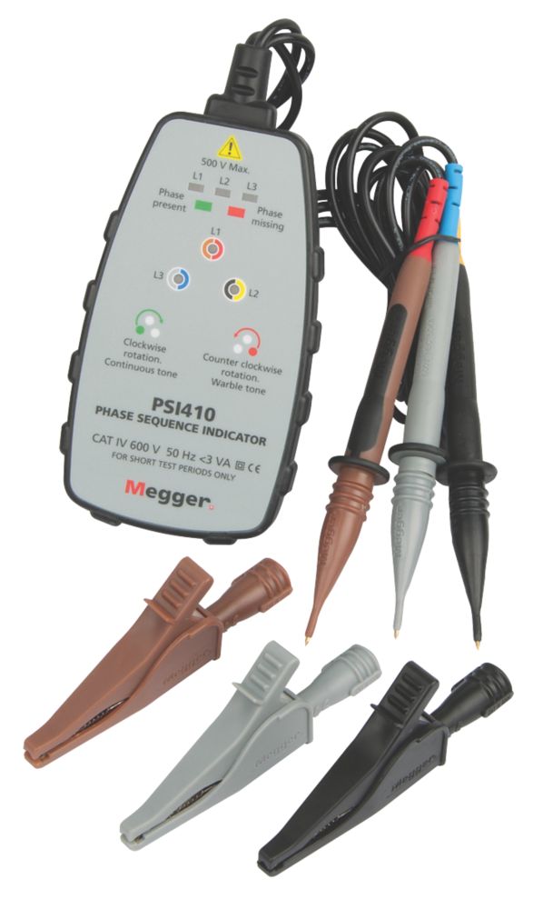 Megger PSI410 Phase Sequence Indicator Reviews