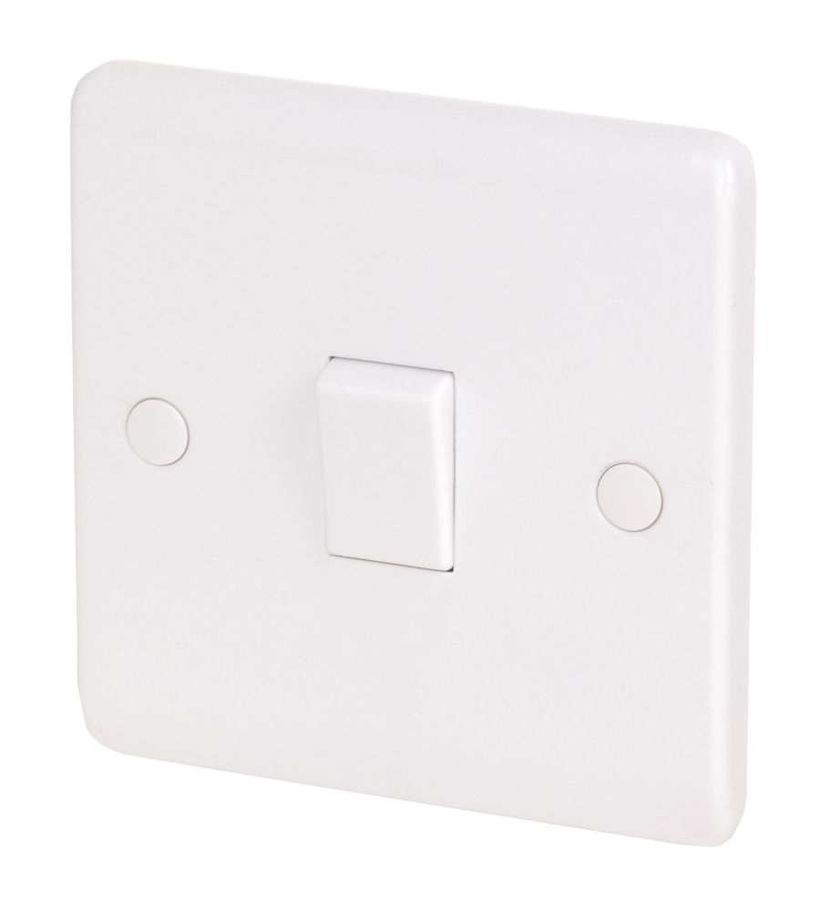 LAP 10AX 1-Gang 2-Way Light Switch White 5 Pack