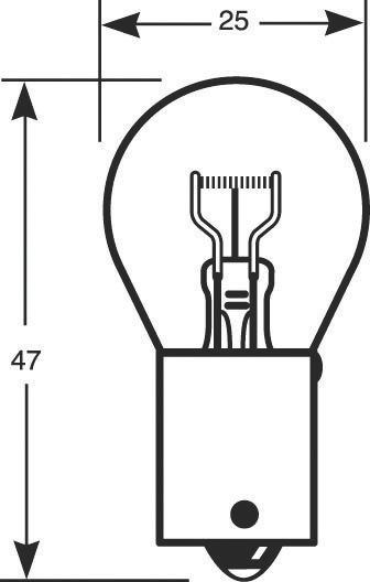 Ring BA15s SCC Brake / Indicator / Reverse / Rear Fog Light 21W 2 Pack