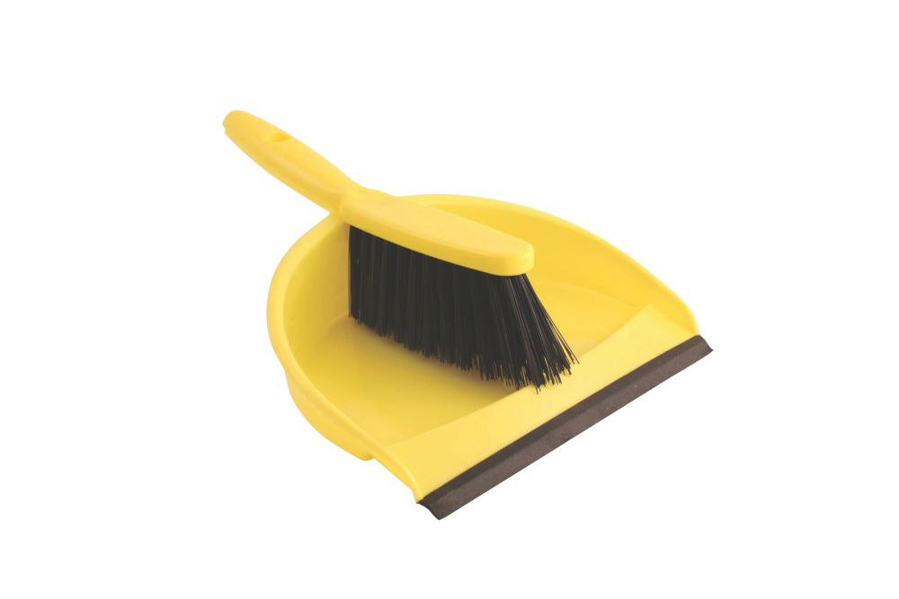 Bentley Dustpan & Brush Stiff Yellow 5 Pack Reviews