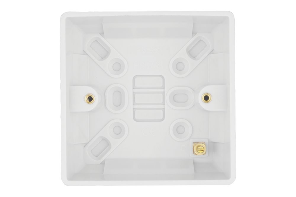 Schneider Electric 1-Gang Surface Pattress Box White 40mm