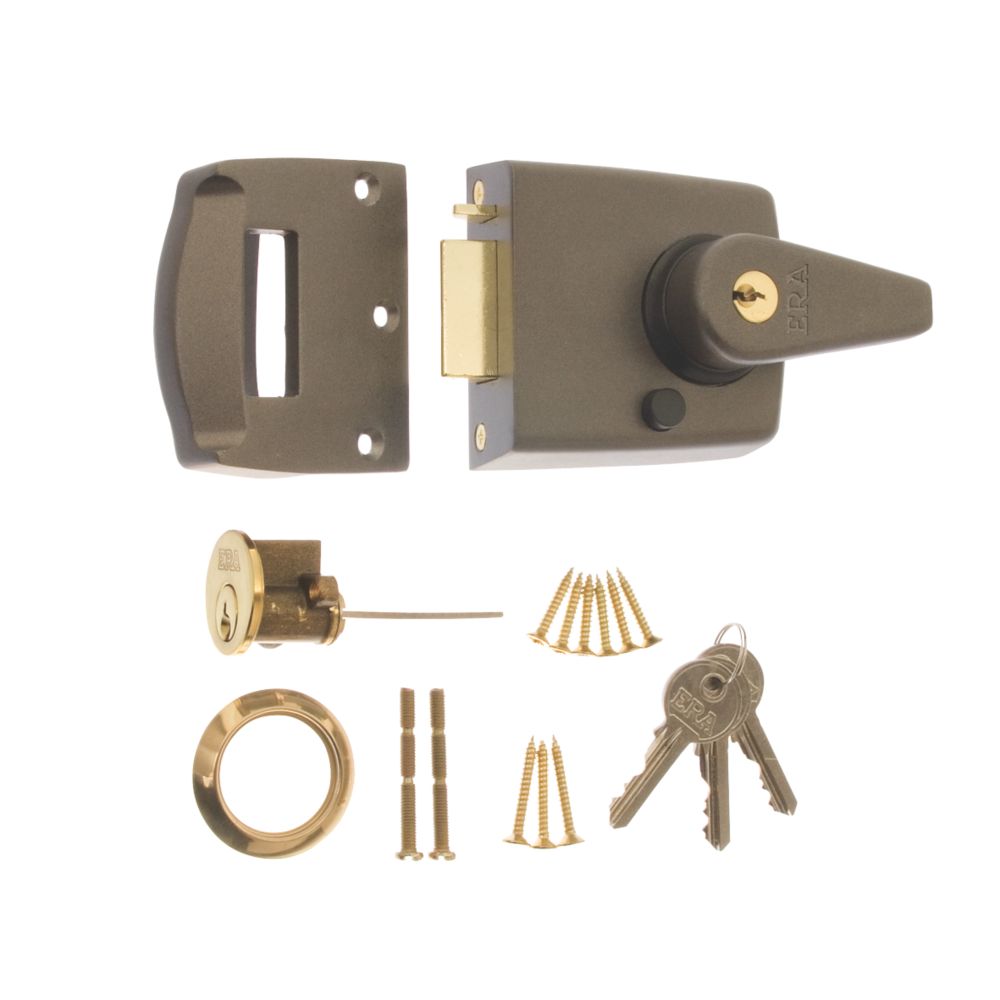 ERA 194-31 Double Locking Night Latch Grey 60mm Backset Reviews