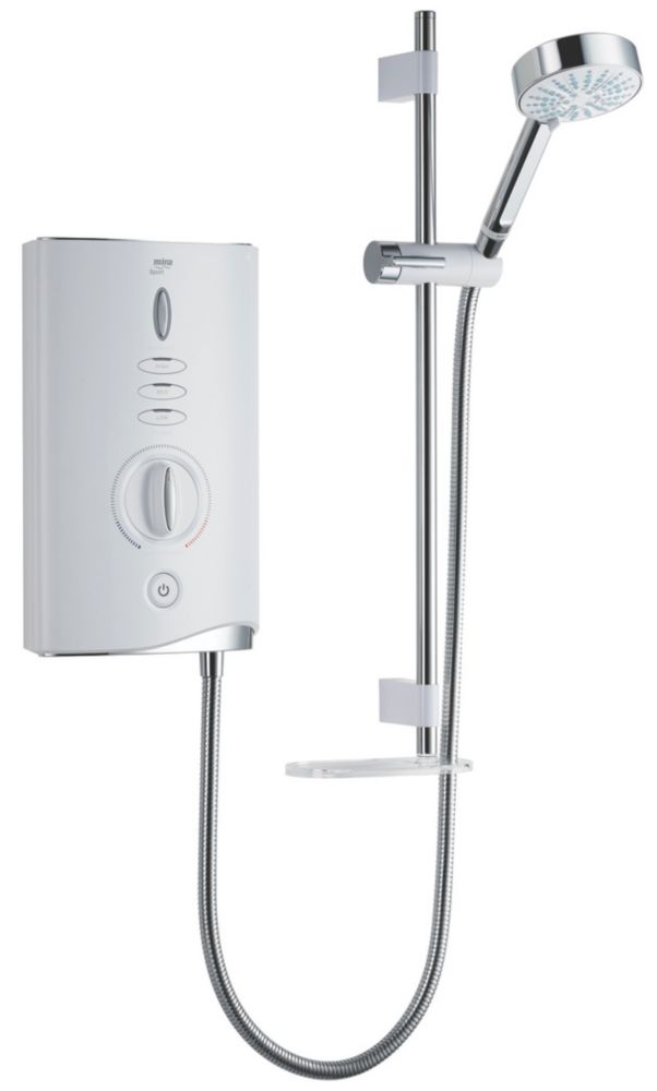 Mira Sport Max With Airboost White 9kw Manual Electric Shower Showers Screwfix Com