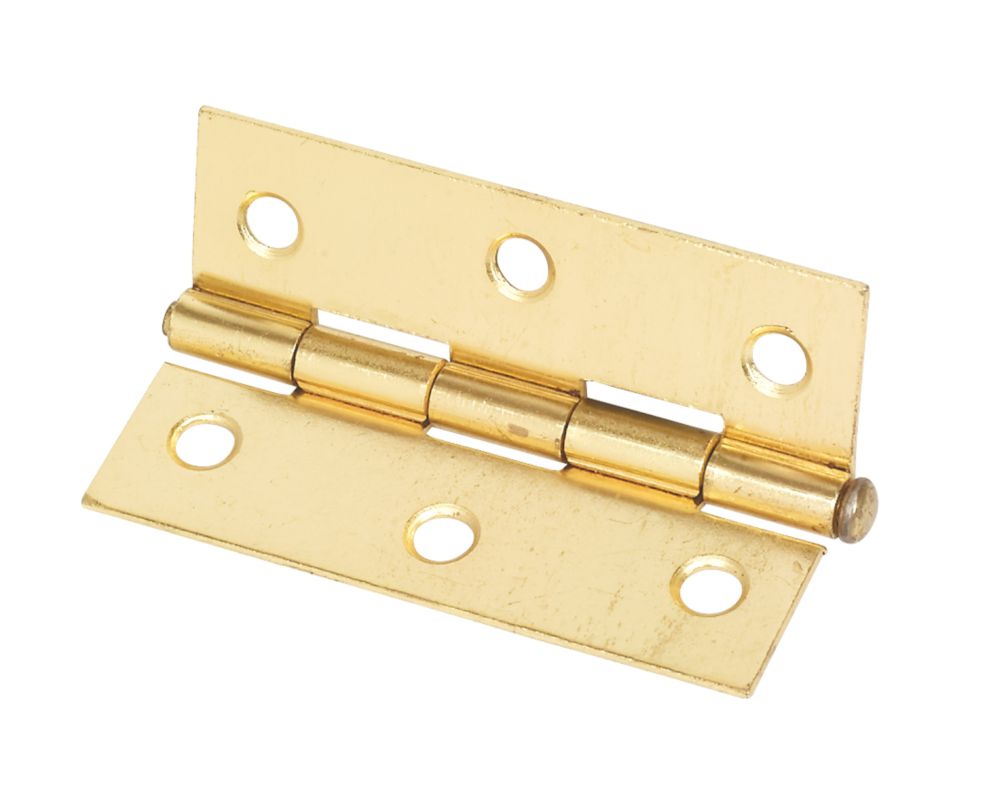 Electro Brass Steel Loose Pin Hinges 76 x 29mm 2 Pack Reviews