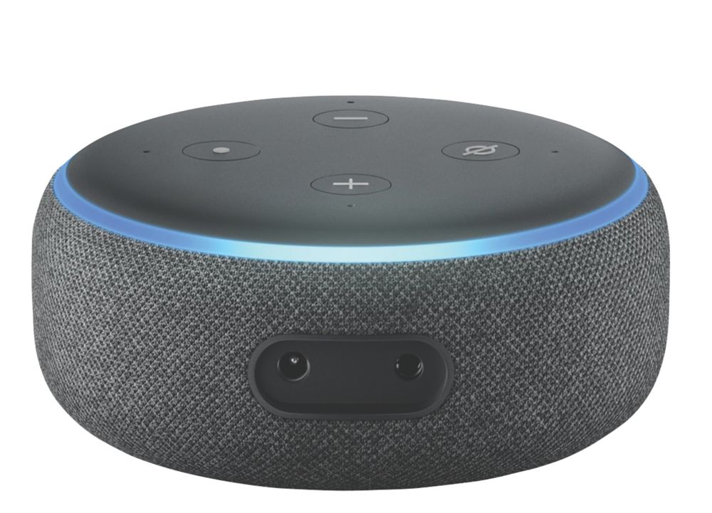 Amazon Echo Dot 3rd Gen Voice Assistant Charcoal Fabric