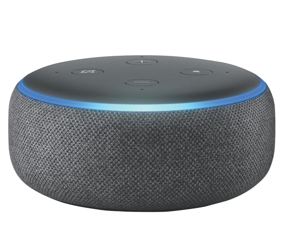 Amazon Echo Dot 3rd Gen Voice Assistant Charcoal Fabric