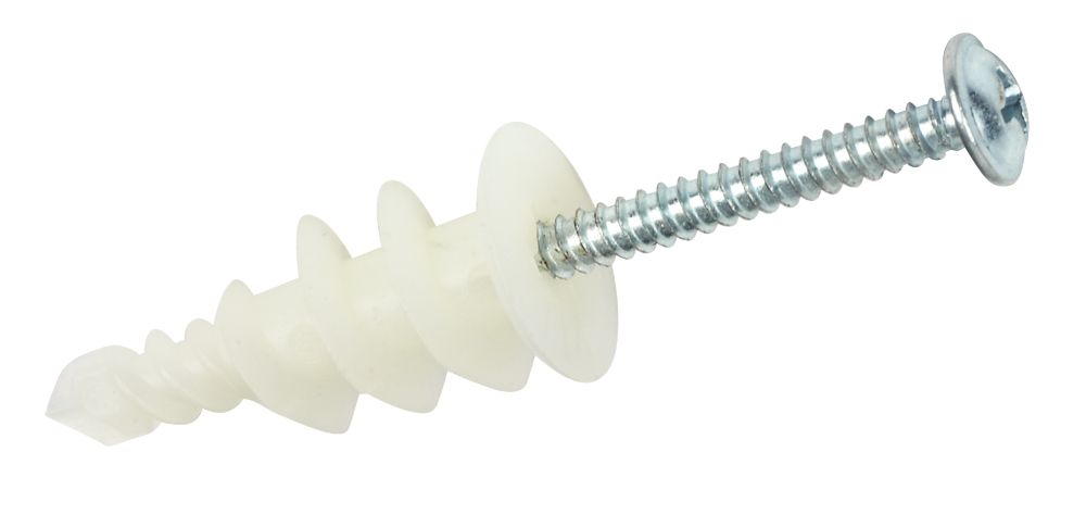 Rawlplug Self-Drill Plasterboard Fixings Nylon 32mm 100 Pack Reviews