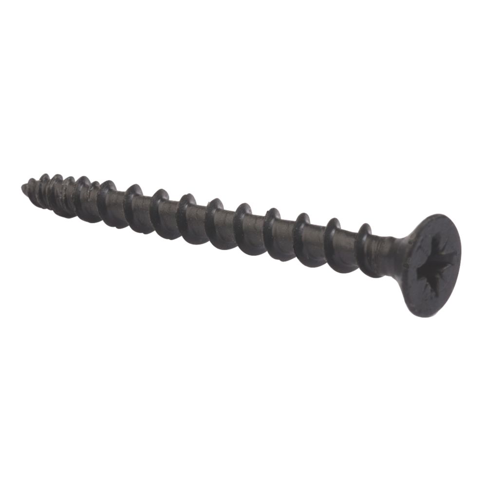 Exterior-Tite Countersunk Head Carbon Steel Black Outdoor Ironmongery Screws 4 x 25mm 200 Pack Reviews