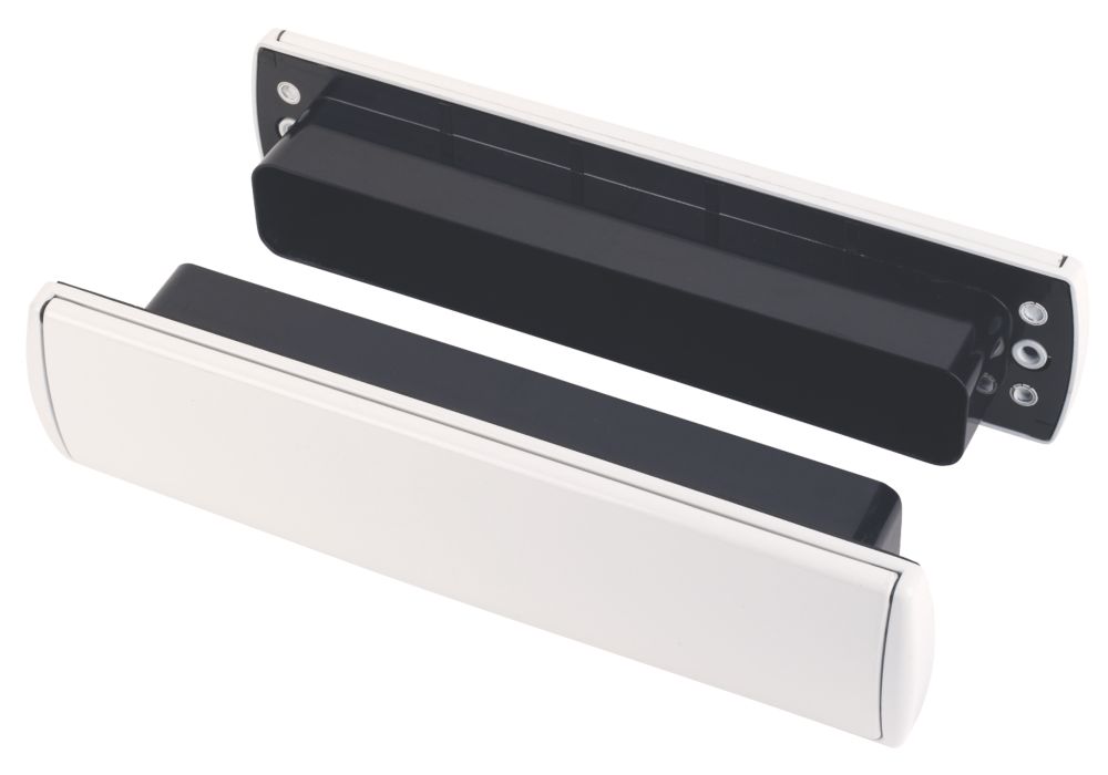 Mila Letterbox White 310 X 76mm Letter Boxes Screwfix Com