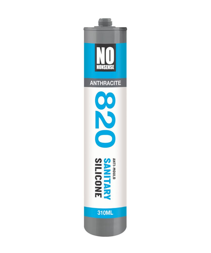 No Nonsense Sanitary Silicone Sealant Anthracite 310ml Reviews