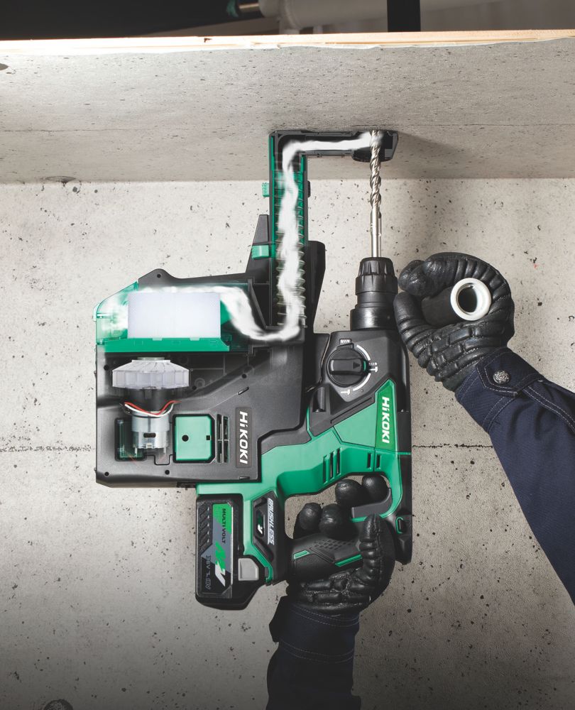 HiKOKI DH36DPB/JKZ 5.7kg 36V 2.5Ah Li-Ion Multi Volt Brushless Cordless SDS Plus Hammer Drill