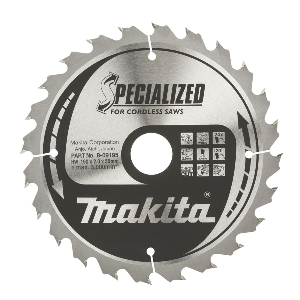 Makita TCT Circular Saw Blade 190 x 30mm 24T Reviews