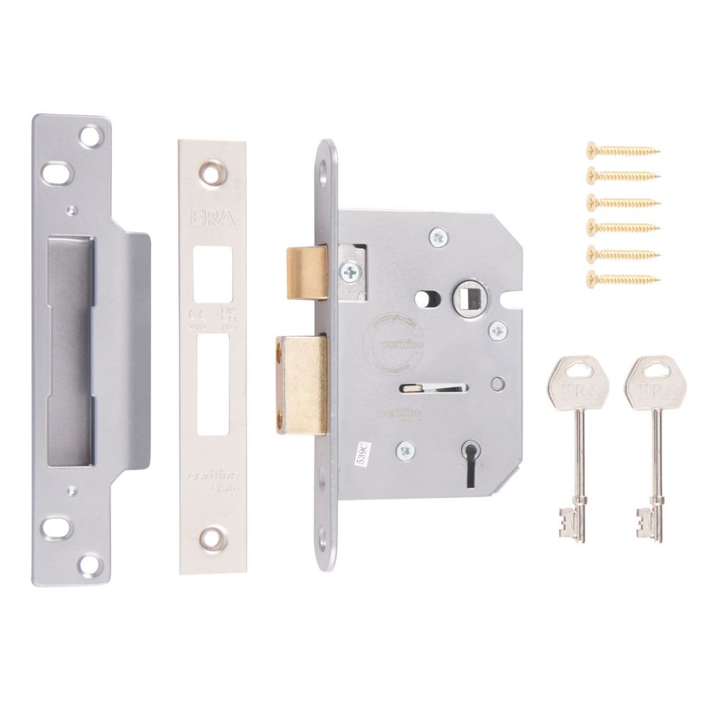 ERA 5 Lever Satin Nickel 5-Lever Mortice Sashlock 76mm Case - 56mm Backset Reviews