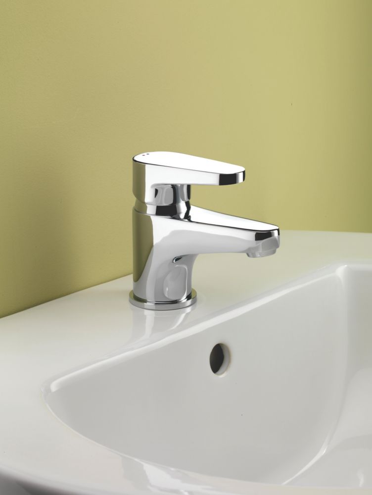 Bristan Quest Bathroom Basin Mono Mixer Tap with Clicker Waste