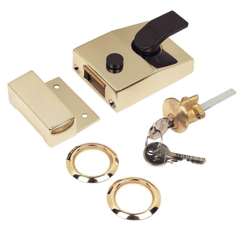 Yale 89 Night Latch Brass 60mm Backset Reviews