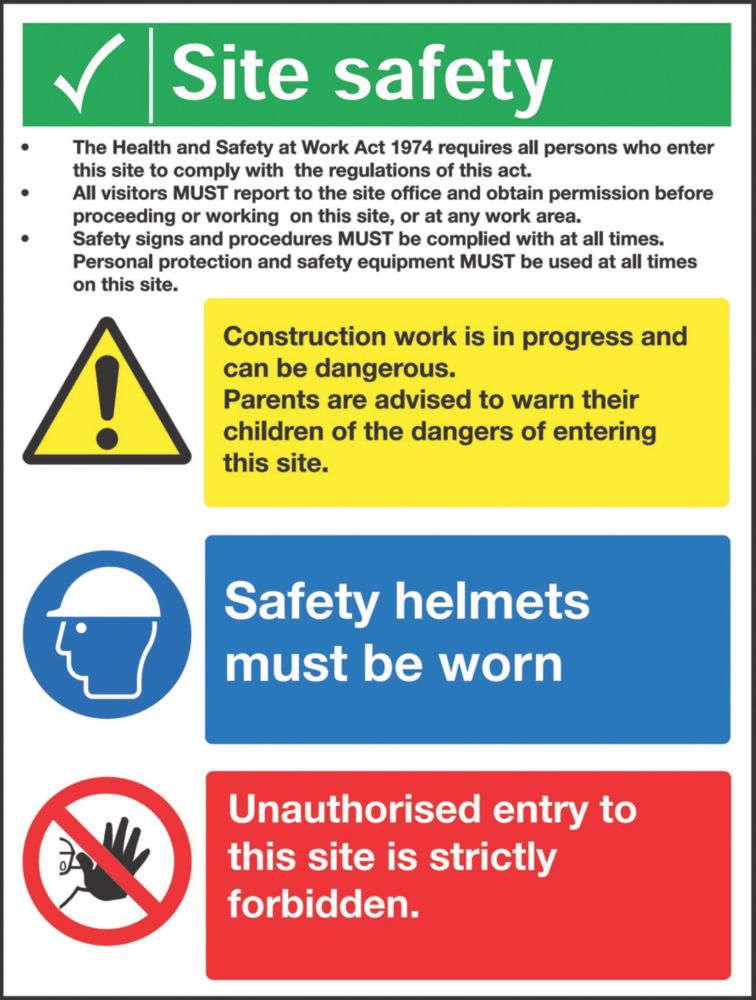 Featured image of post Site Safety Signs Screwfix Delivery 7 days a week