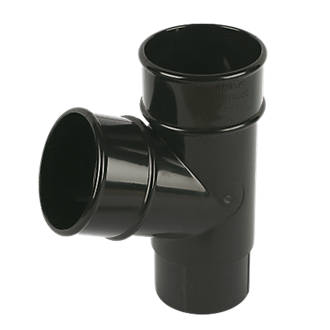 Round Floplast 112mm Gutter and 68mm Pipe Fittings Selection of Fittings 