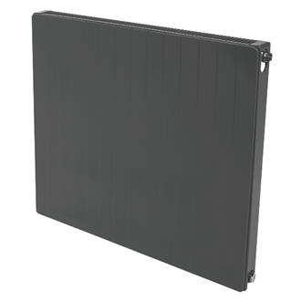 stelrad accord concept type 11 single flat panel single convector radiator 600 x 400mm grey 1143btu single panel screwfix com