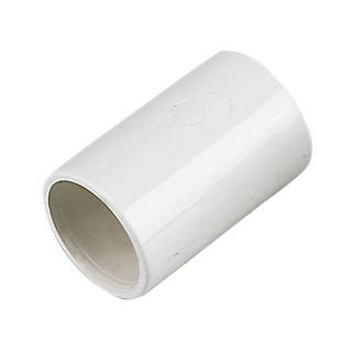 10 x 21.5mm Solvent Weld Overflow Pipe Clips White Water Fitting Connector 20 mm 