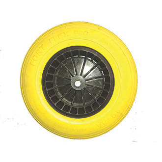 Yellow Walsall Wheelbarrows Universal Puncture Proof Wheelbarrow Wheel