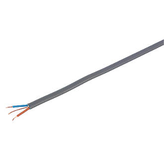 2.5 mm Twin and Earth 6242Y Flat Grey Electric Cable 30 metre Cut Length