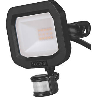 Luceco Guardian Outdoor Led Floodlight, Outdoor Led Floodlight With Pir Sensor Black 10w