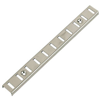 Bookcase Strips 1000 X 16mm 10 Pack, Metal Shelving Strips
