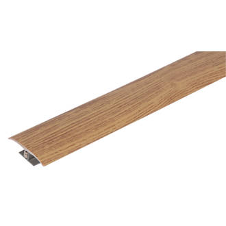 Vitrex Medium Oak Variable Height Wood, Wide Wooden Door Threshold Strips