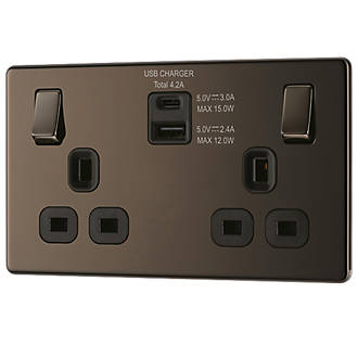 Any 2 For £45 on LAP Screwless Type A & C USB Sockets